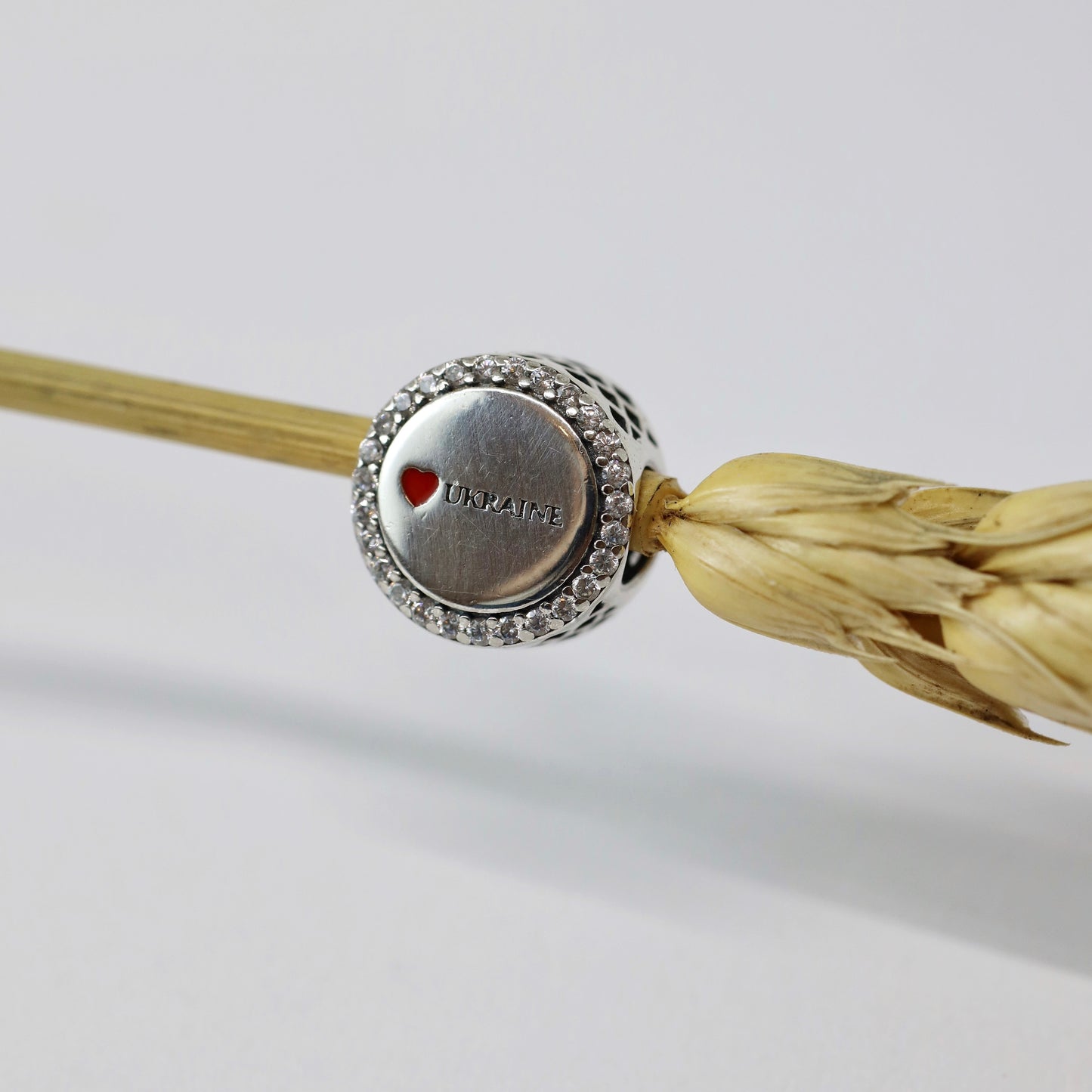 Ukrainian Trident Silver-Plated Charm | Посріблений Шарм із Тризубом