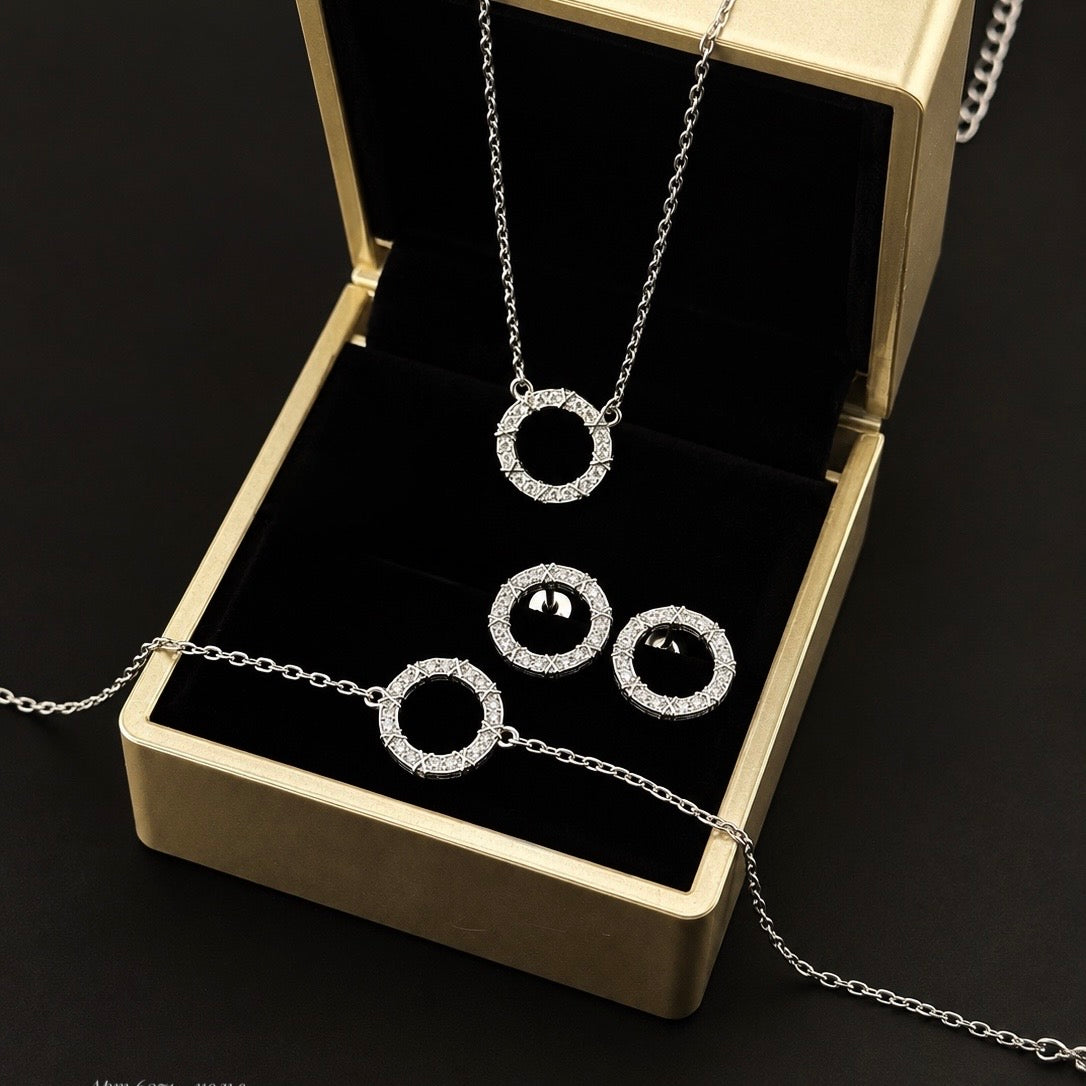 925 Sterling Silver Bracelet with CZ| Срібний браслет з фіанітами, срібло 925пр|4020