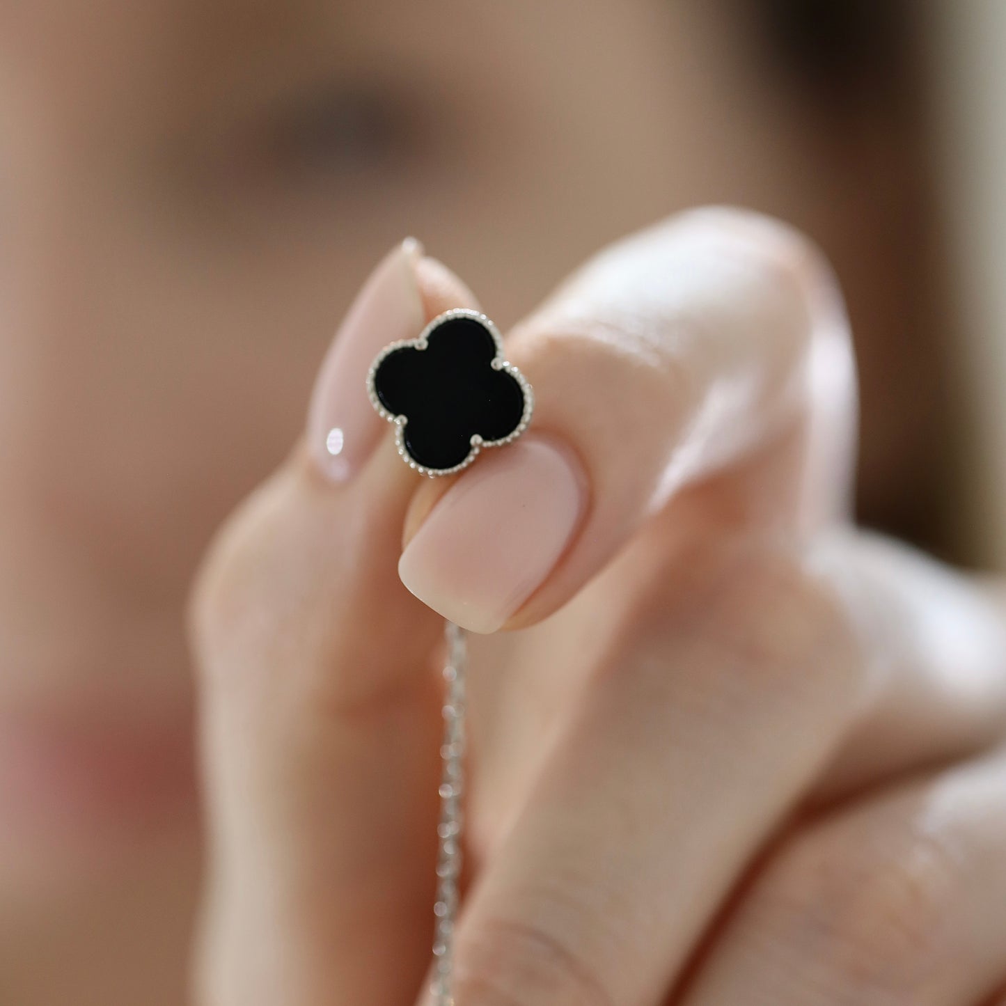 Срібні подовжені сережки з оніксом | Silver Long Earrings with Onyx – Elegant 925 Silver Jewelry | 338