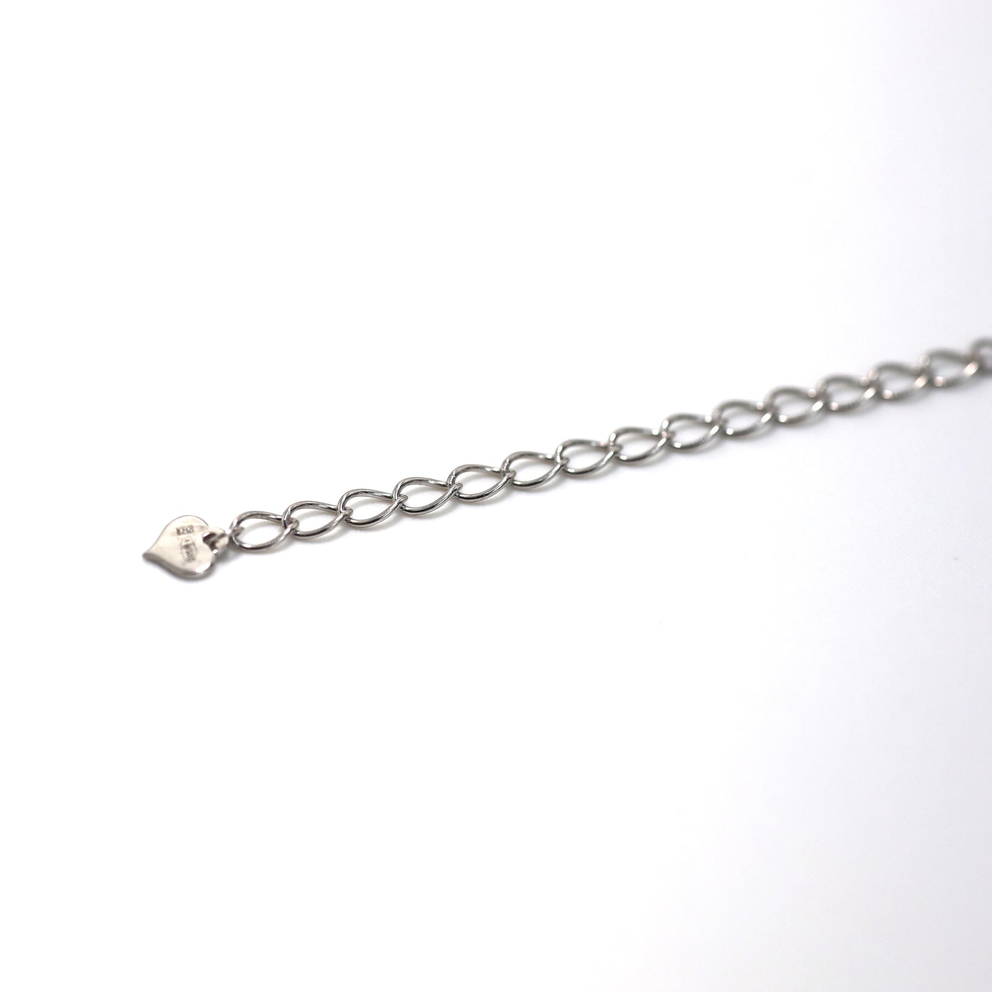 Срібне кольє з сердечком | регульована довжина | Sterling Silver Necklace with Heart | Adjustable Length | 607