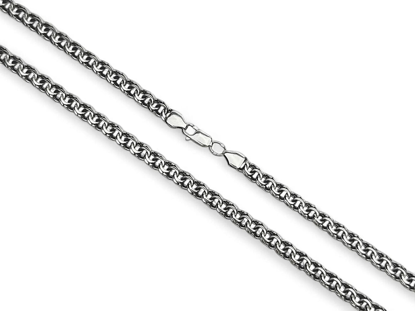 Срібний ланцюжок Бісмарк Плоский 925 | Flat Bismarck Silver Chain 925 | 1017.6