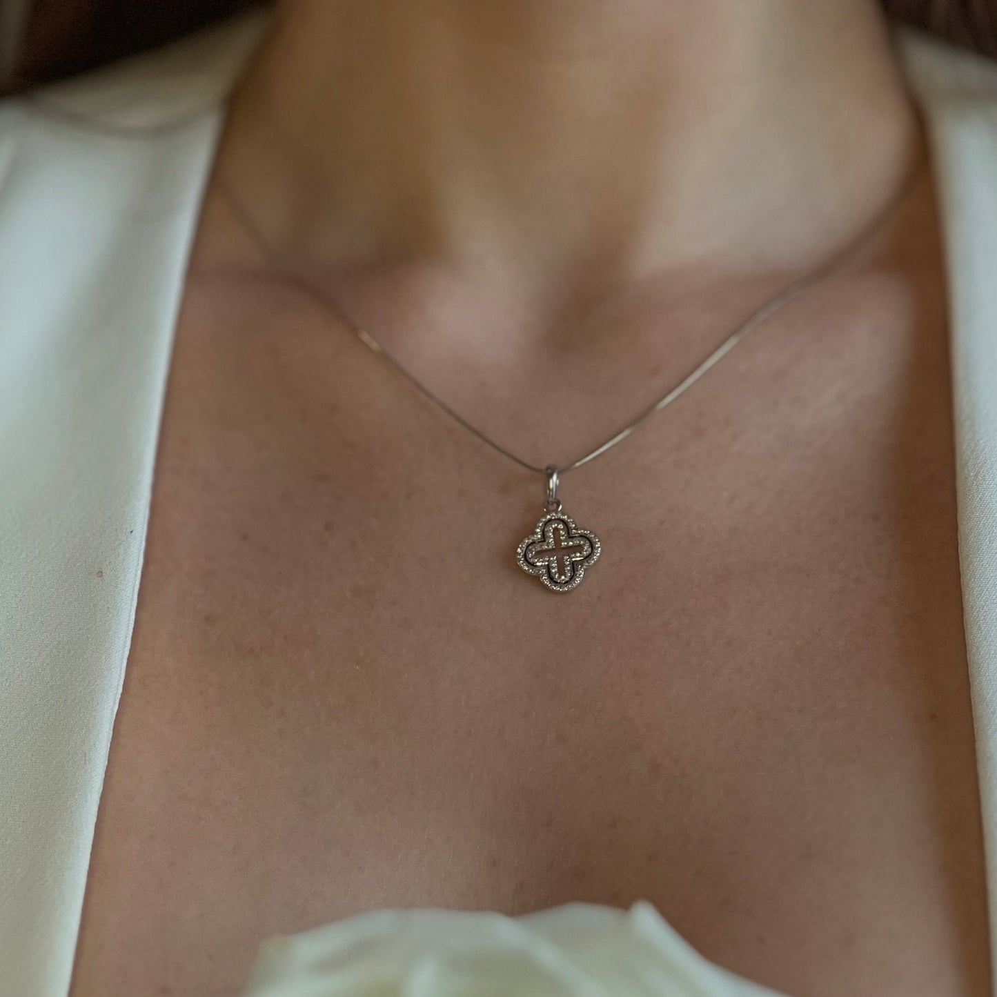 Срібний комплект прикрас/сережки та кулон/срібло 925пр