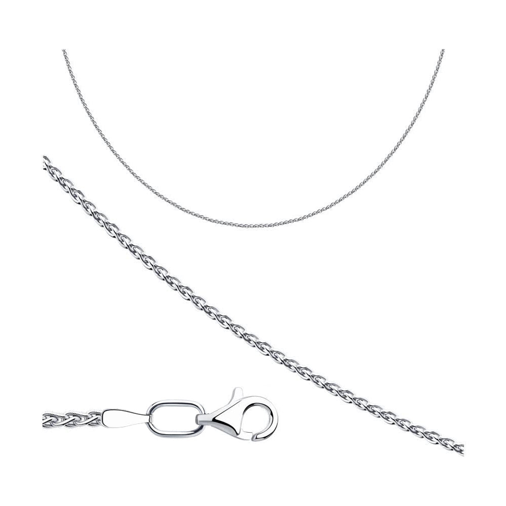 Срібний ланцюжок 925 / Sterling Silver Necklace 925 — мінімалістичний, щоденний | Everyday Silver Chain | Колосок
