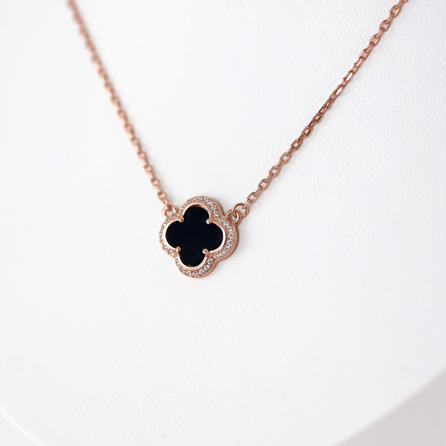 Срібне коліє з оніксом | покриття позолотою 585 пр | Silver Necklace with Onyx & 585 Gold Plating | Sterling Silver 925