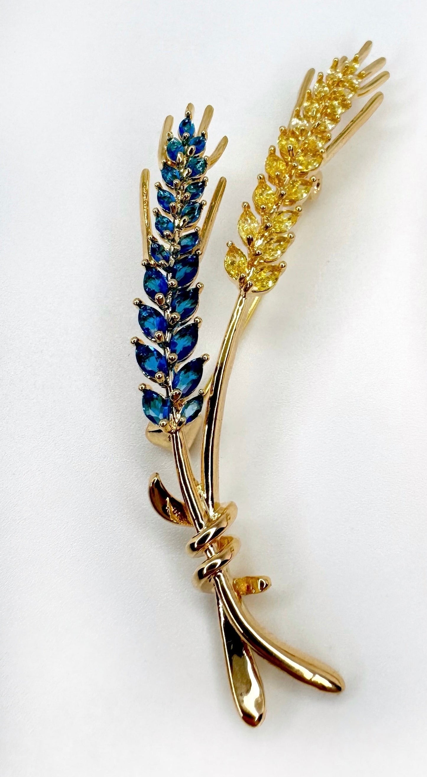 Брошка патріотична/біжутерія