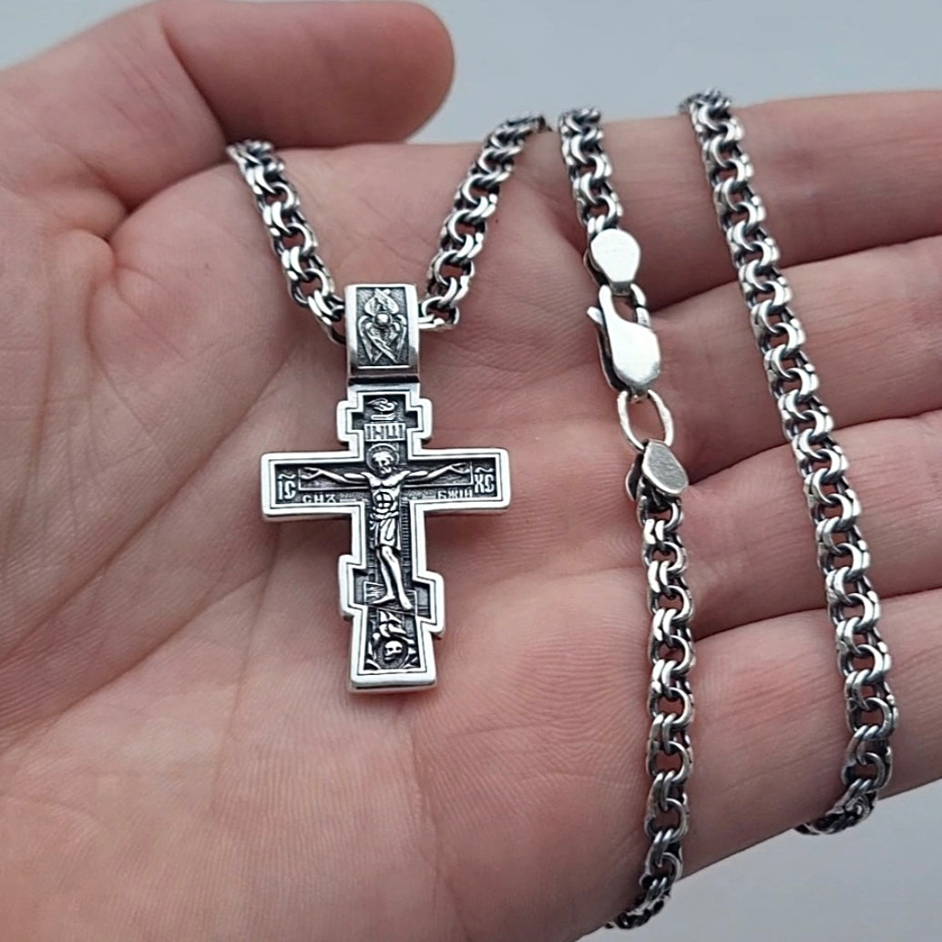 Срібний ланцюжок/Подвійний Бісмарк/срібло 925пр