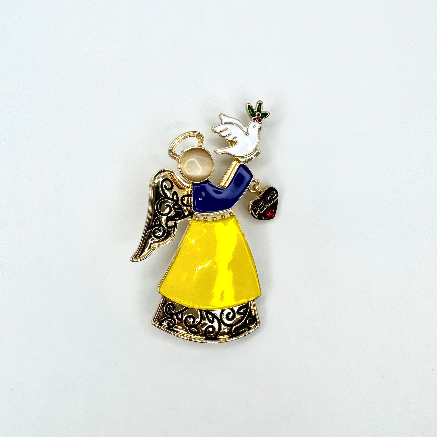 Патріотична брошка/Різдвяна/біжутерія