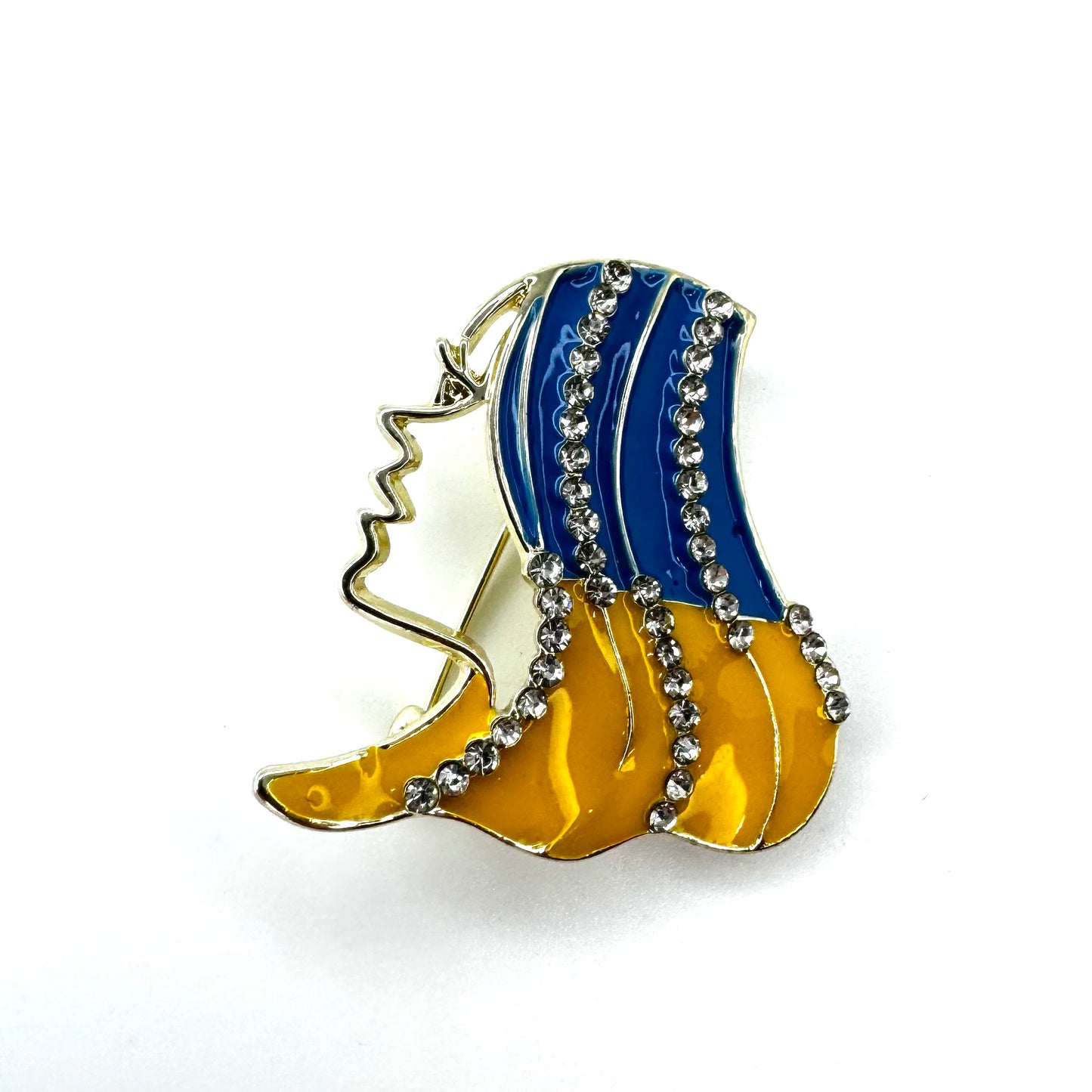 Патріотична брошка/Смілива/біжутерія