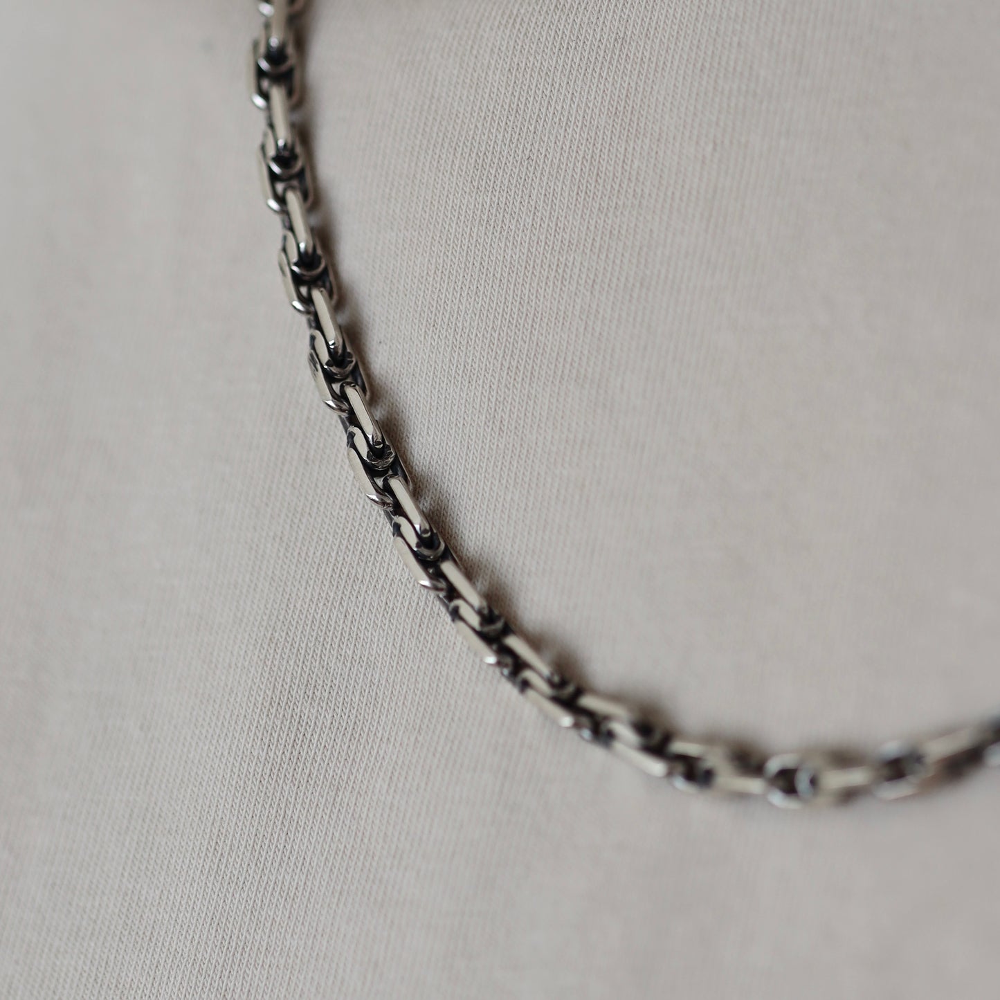 Срібний ланцюг Якірний біт | Silver Anchor Bit Chain | Масивний 925 Silver | Міцне плетіння |1018