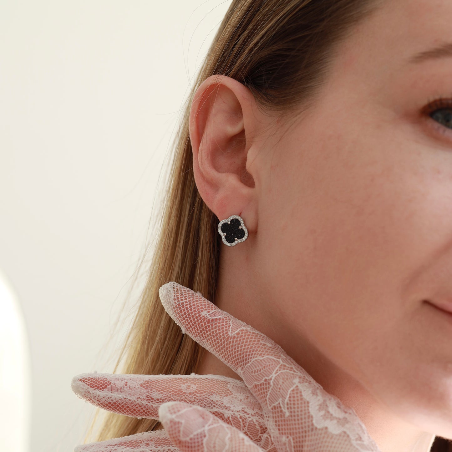 Midnight Clover Jewelry Set | Aventurine & Sterling Silver|Комплект Midnight Clover з авантюрином та сріблом 925пр |564