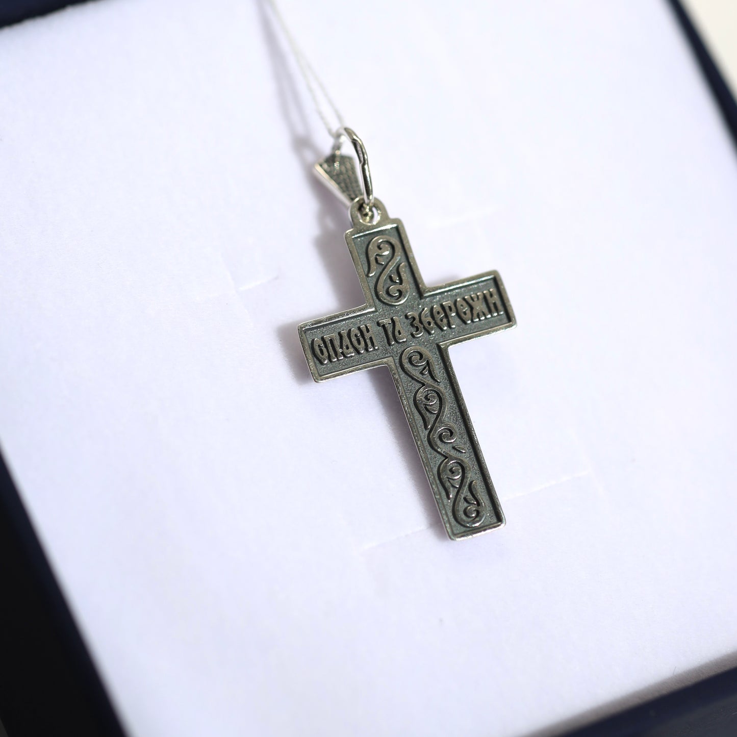 Срібний  хрестик Розп’яття 925 |Silver Cross Crucifix | 5200