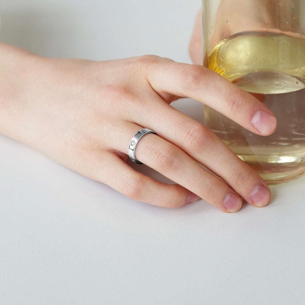 Мінімалістичне срібне колечко/українське виробництво/срібло 925пр.
