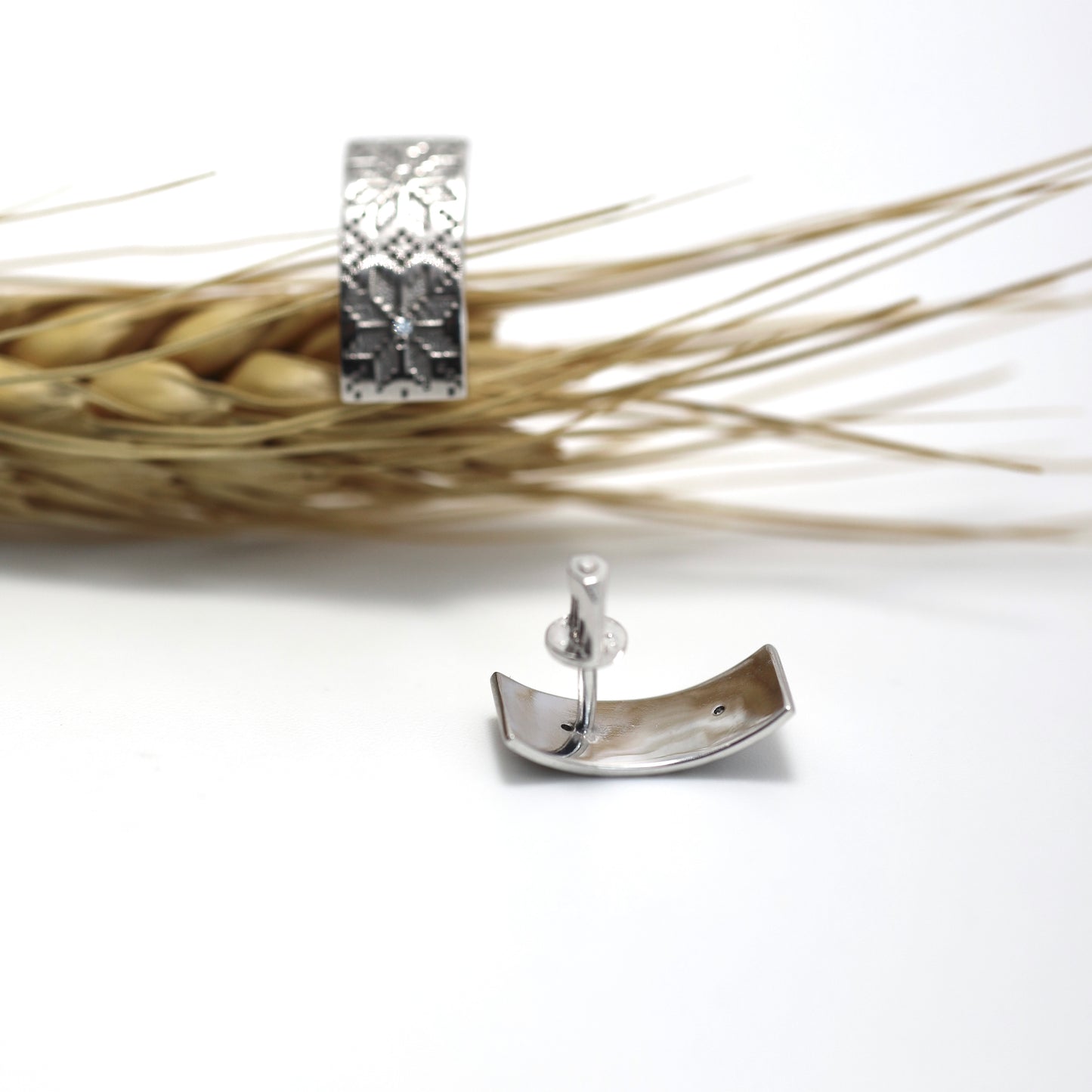 Срібні сережки Відлуння традицій | Silver 925  Earrings Echo of Traditions | 1241