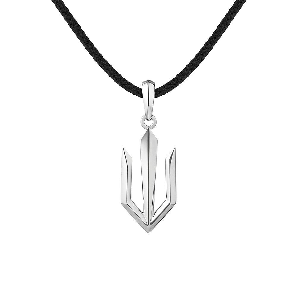 Срібний тризуб у сучасному виконанні 925 | Modern Silver Trident Pendant 925 | 7350