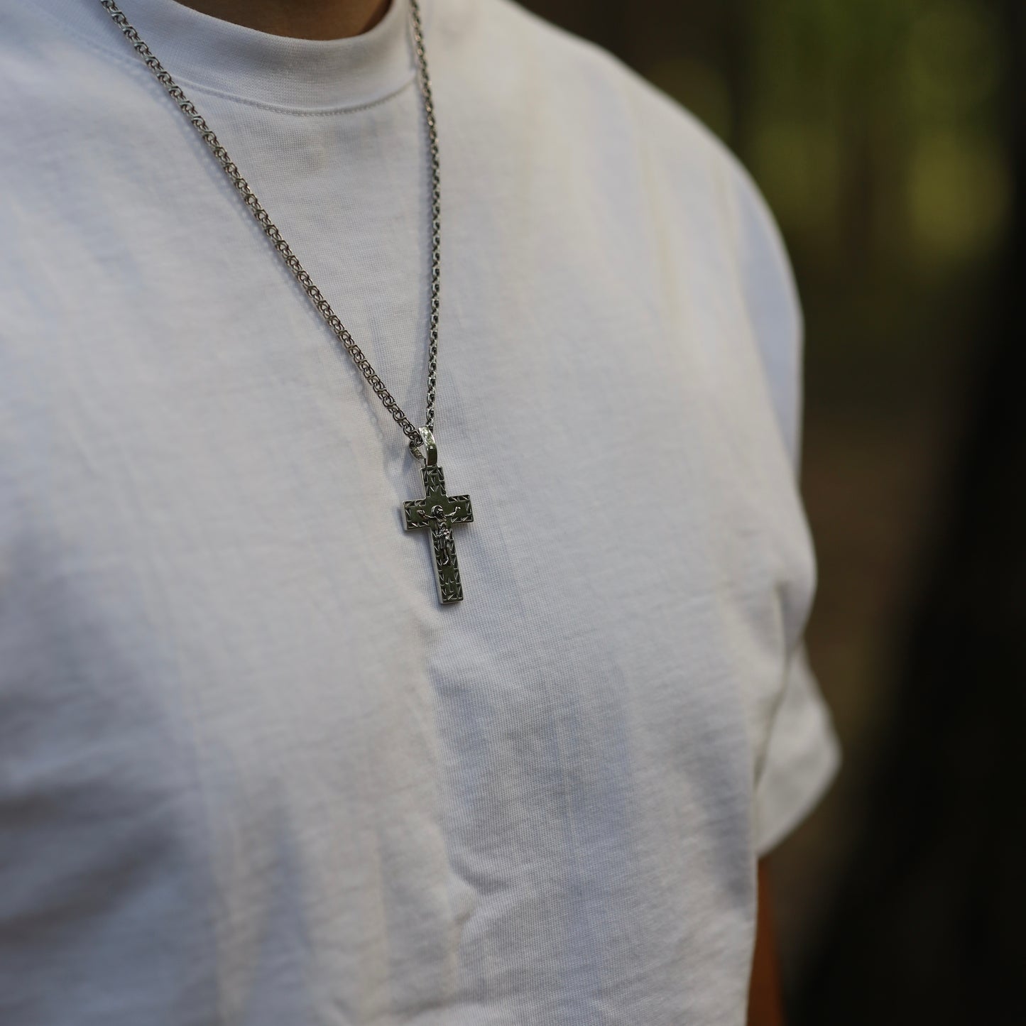Хрестик зі срібла 925 проби | Silver Cross Pendant |5193