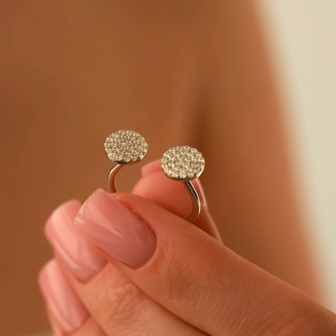 Срібна каблучка 925 з цирконієм |Silver Ring 925 with Zirconia Minimalist Elegant Jewelry |465