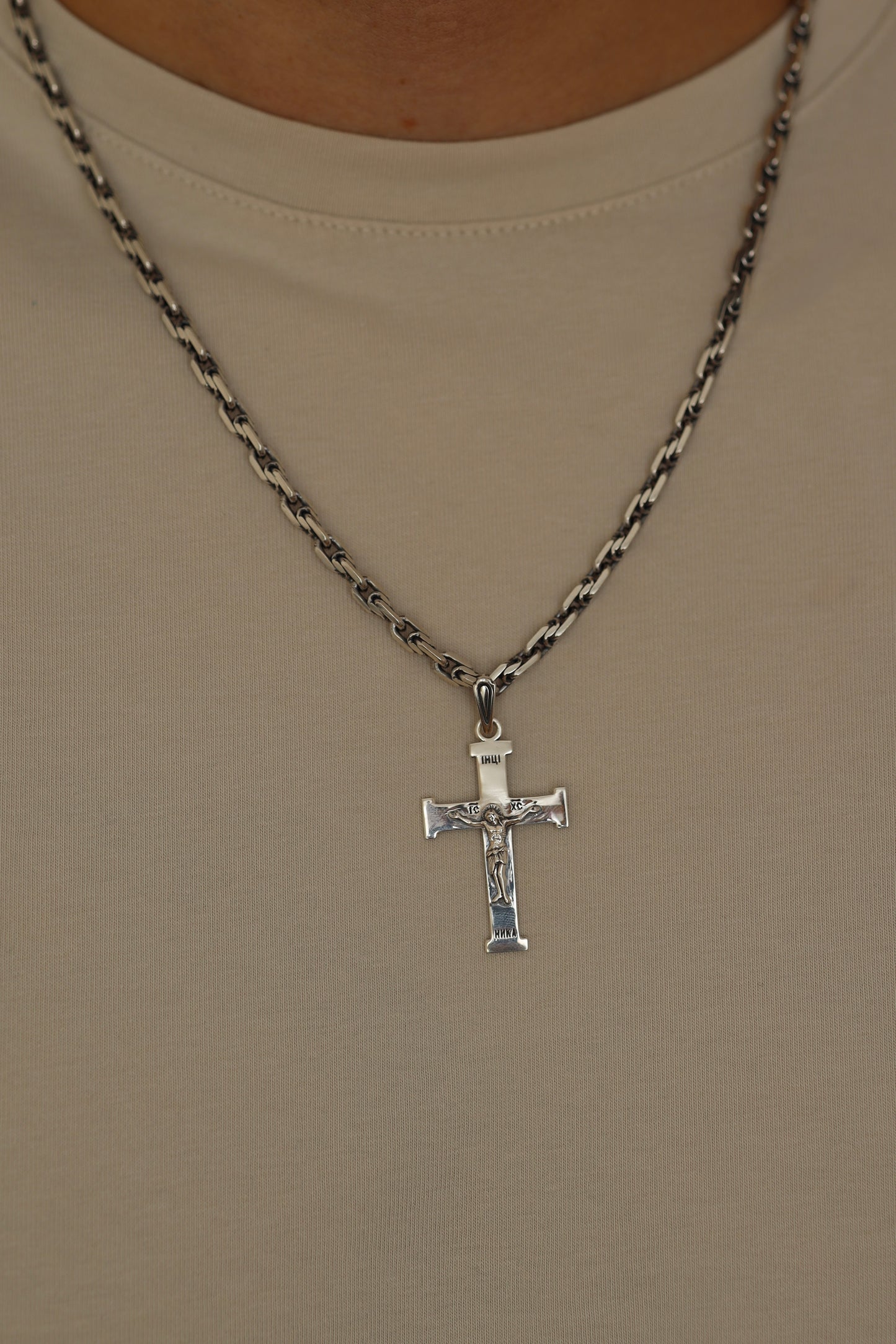 Срібний ланцюг Якірний біт | Silver Anchor Bit Chain | Масивний 925 Silver | Міцне плетіння |1018