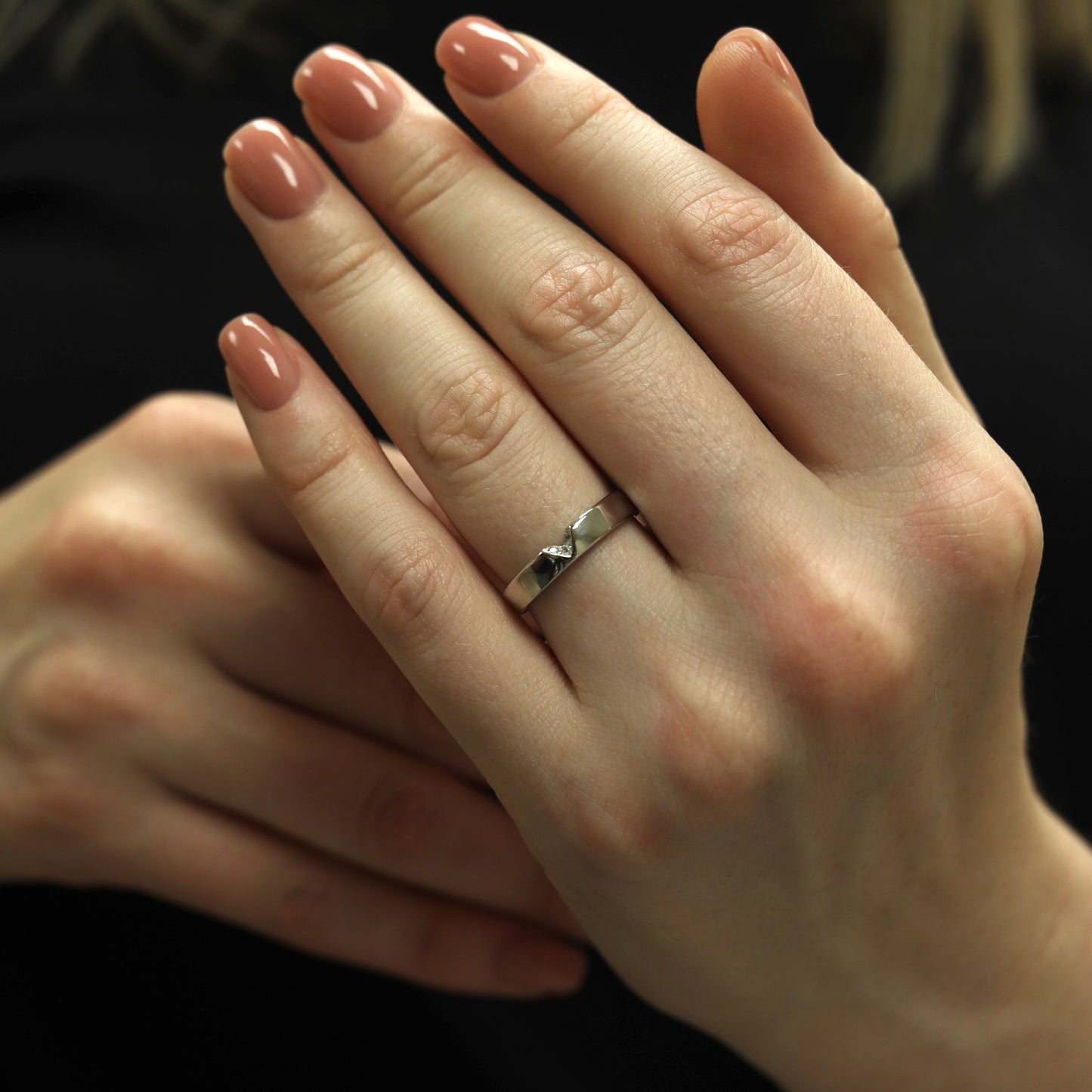 925 Sterling Silver Heart Ring with Zirconia | Срібне кільце Сердечко з фіанітами|536
