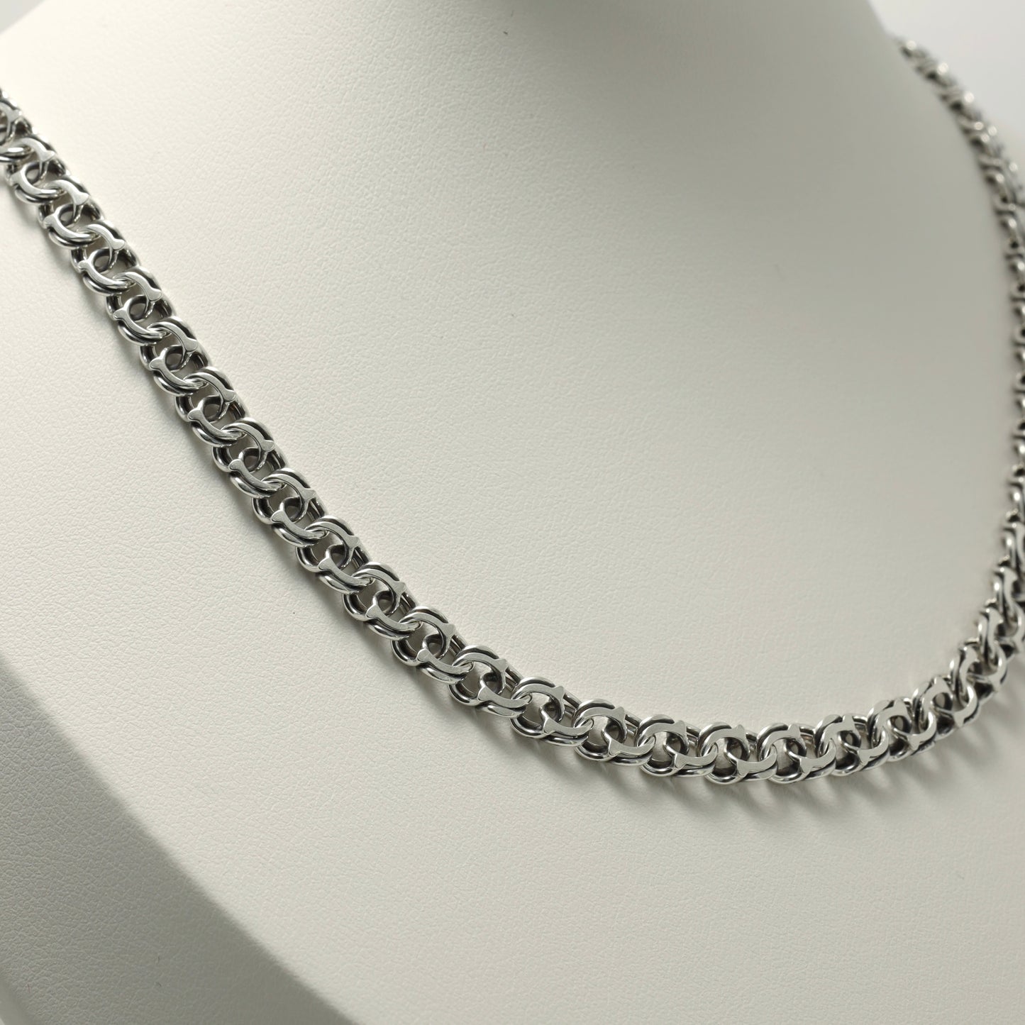 Kharkiv Bismarck Chain 925 Silver |Срібний ланцюжок плетіння Бісмарк Харківський|1006.5