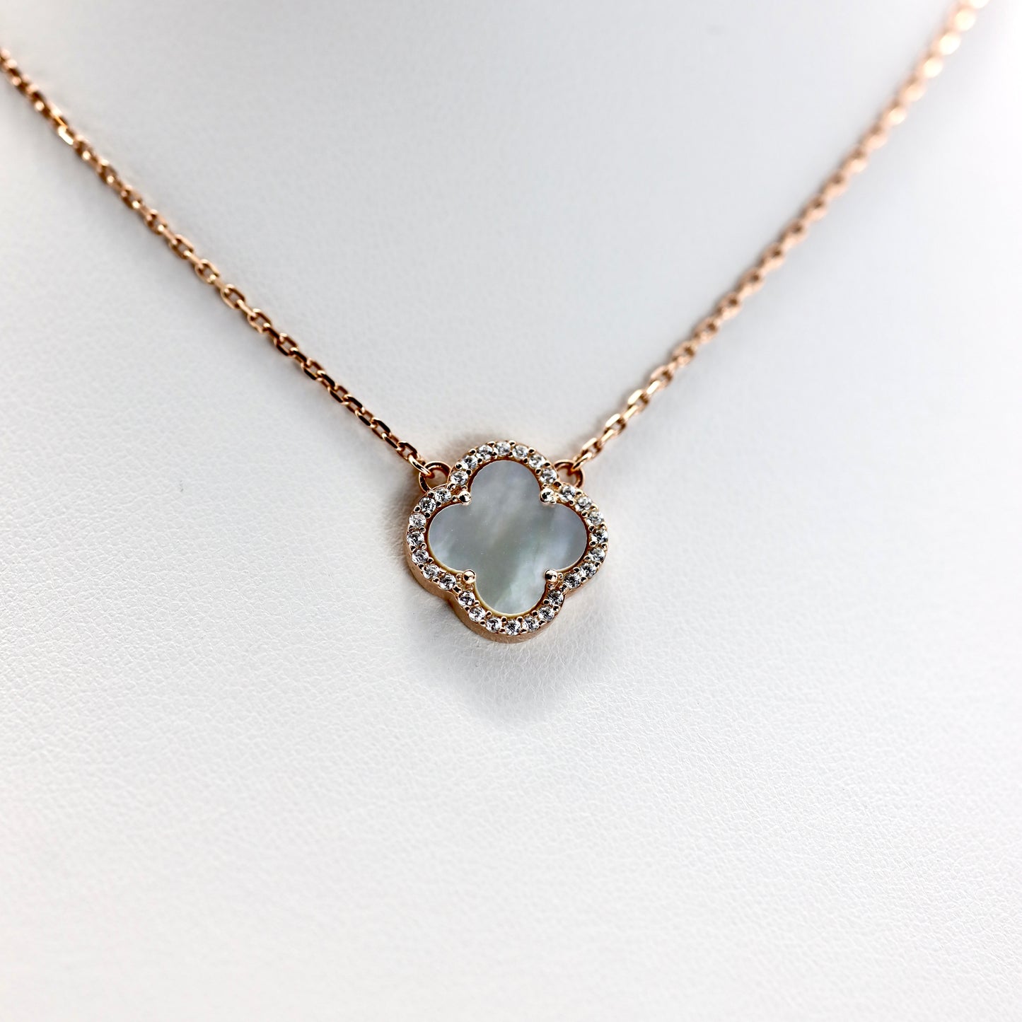 925 Silver Gold Plated Mother of Pearl Necklace | Позолочене кольє 925 | 550