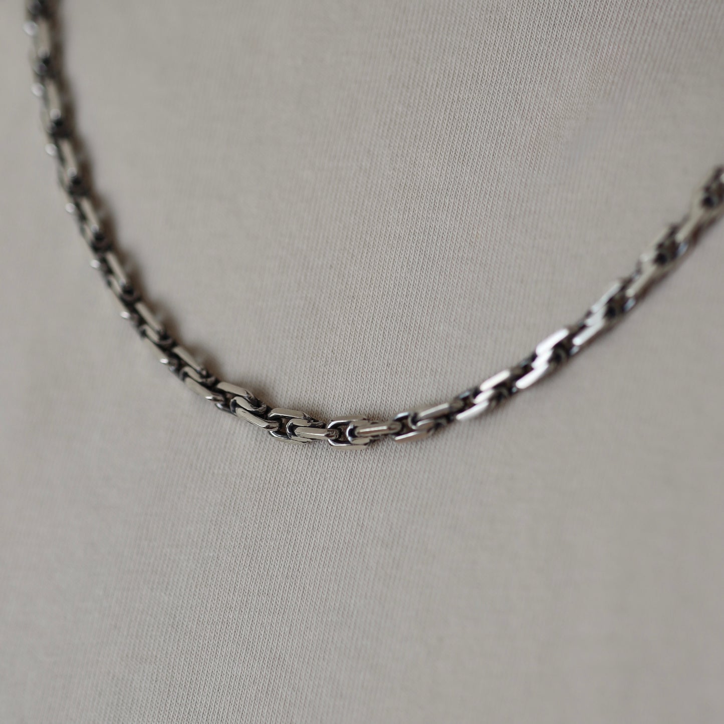 Срібний ланцюг Якірний біт | Silver Anchor Bit Chain | Масивний 925 Silver | Міцне плетіння |1018