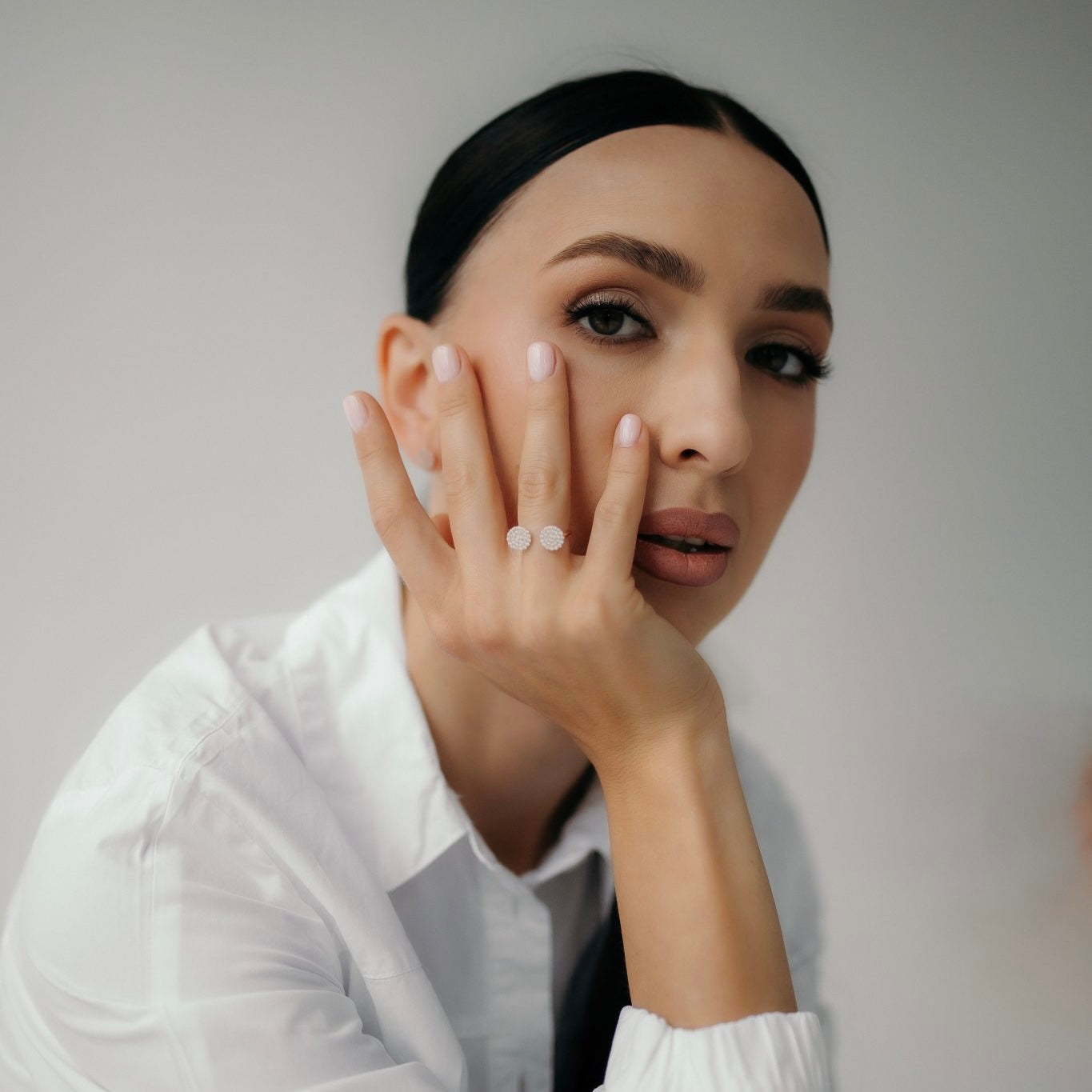 Срібна каблучка 925 з цирконієм |Silver Ring 925 with Zirconia Minimalist Elegant Jewelry |465