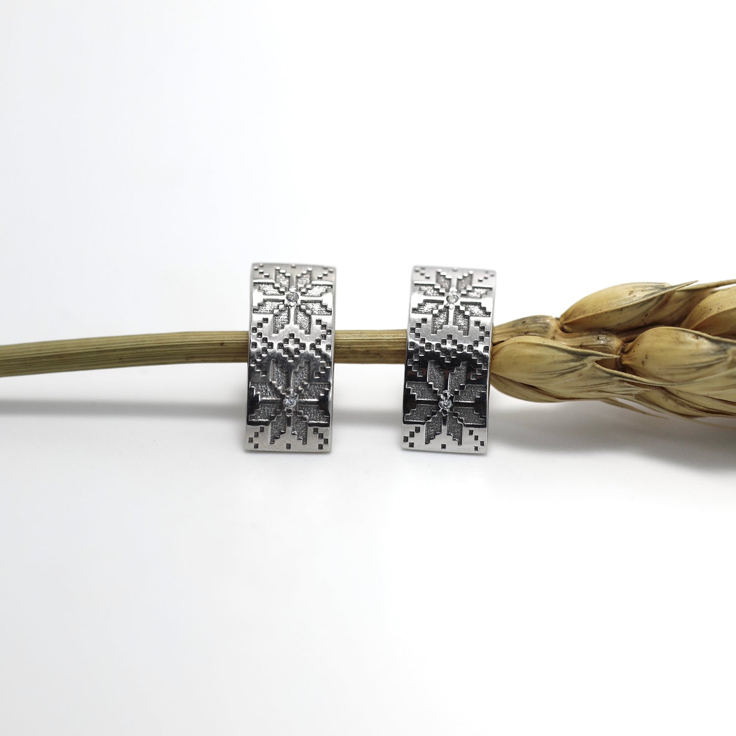 Срібні сережки Відлуння традицій | Silver 925  Earrings Echo of Traditions | 1241