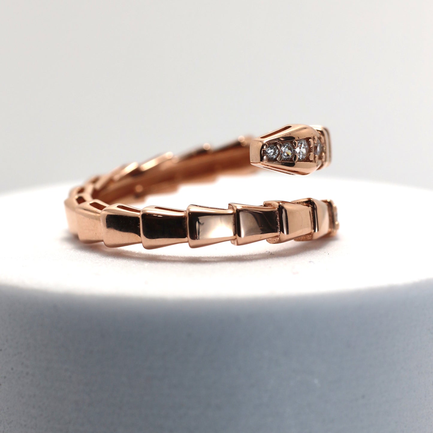 Позолочена каблучка 925 • Мінімалізм | Gold Plated Ring | 529