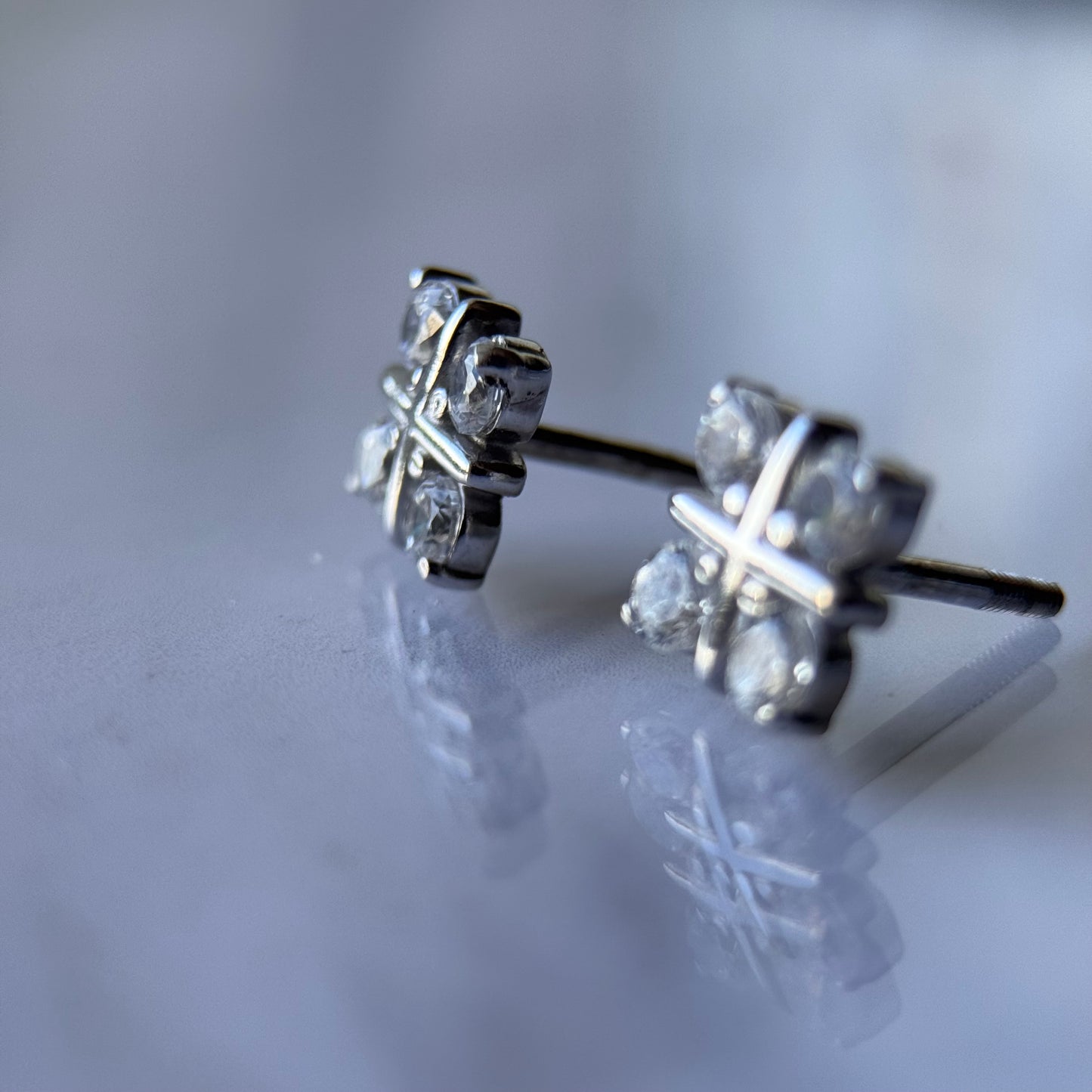 Срібні пусети/Горизонт/срібло 925пр | 40036