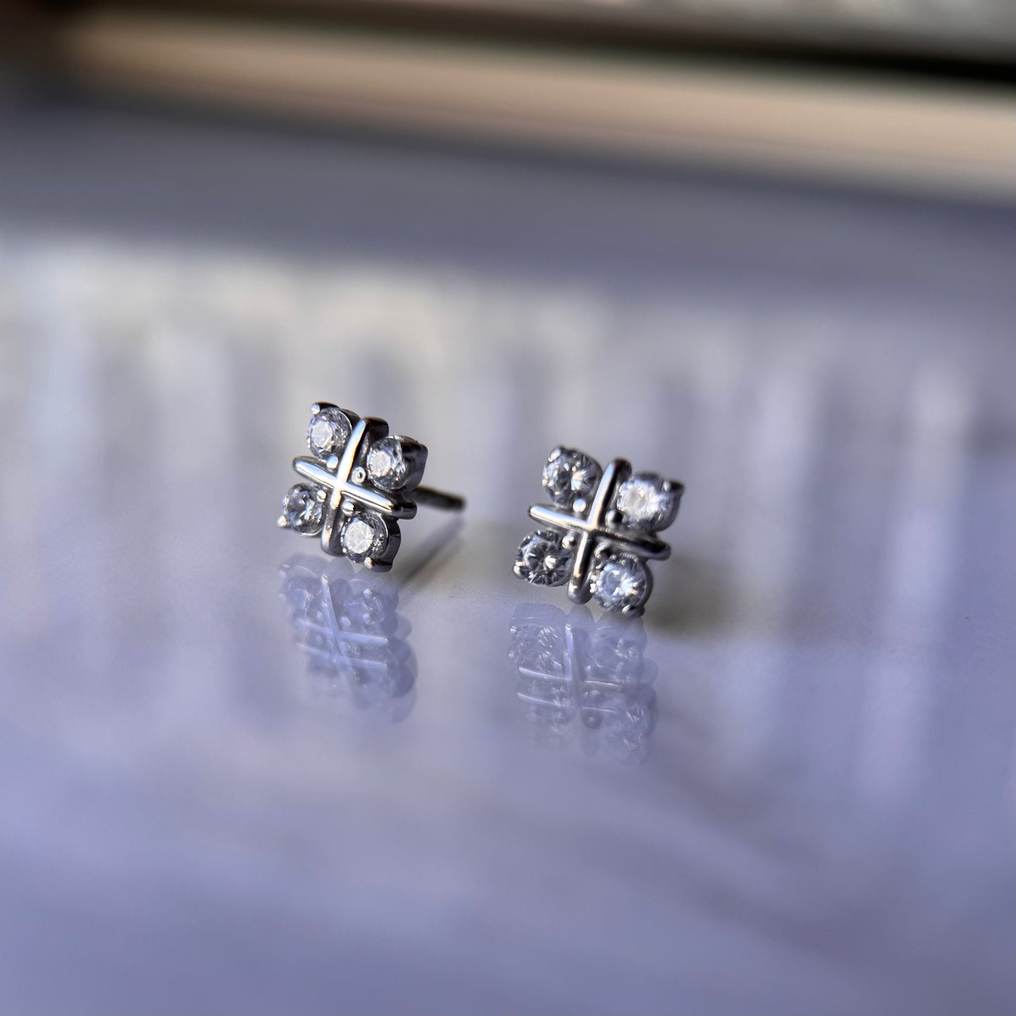 Срібні пусети/Горизонт/срібло 925пр | 40036