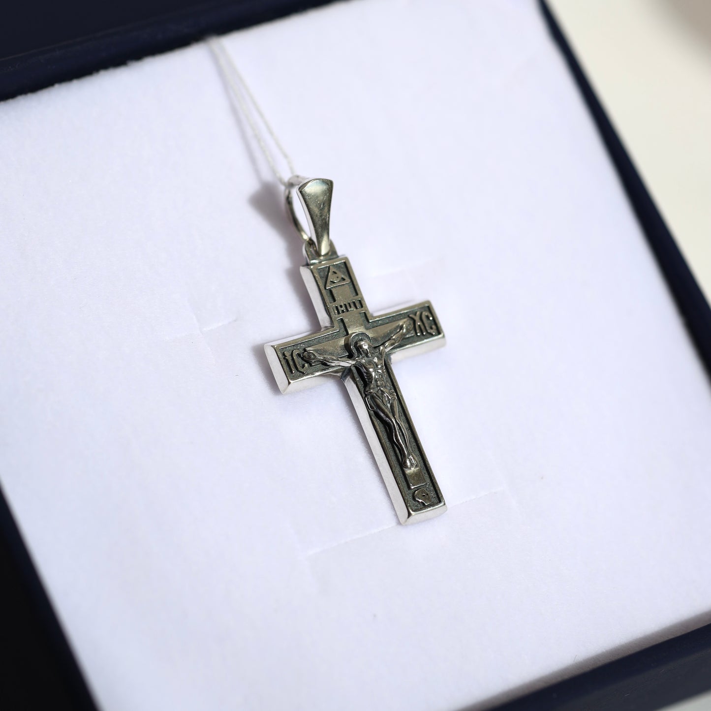 Срібний  хрестик Розп’яття 925 |Silver Cross Crucifix | 5200