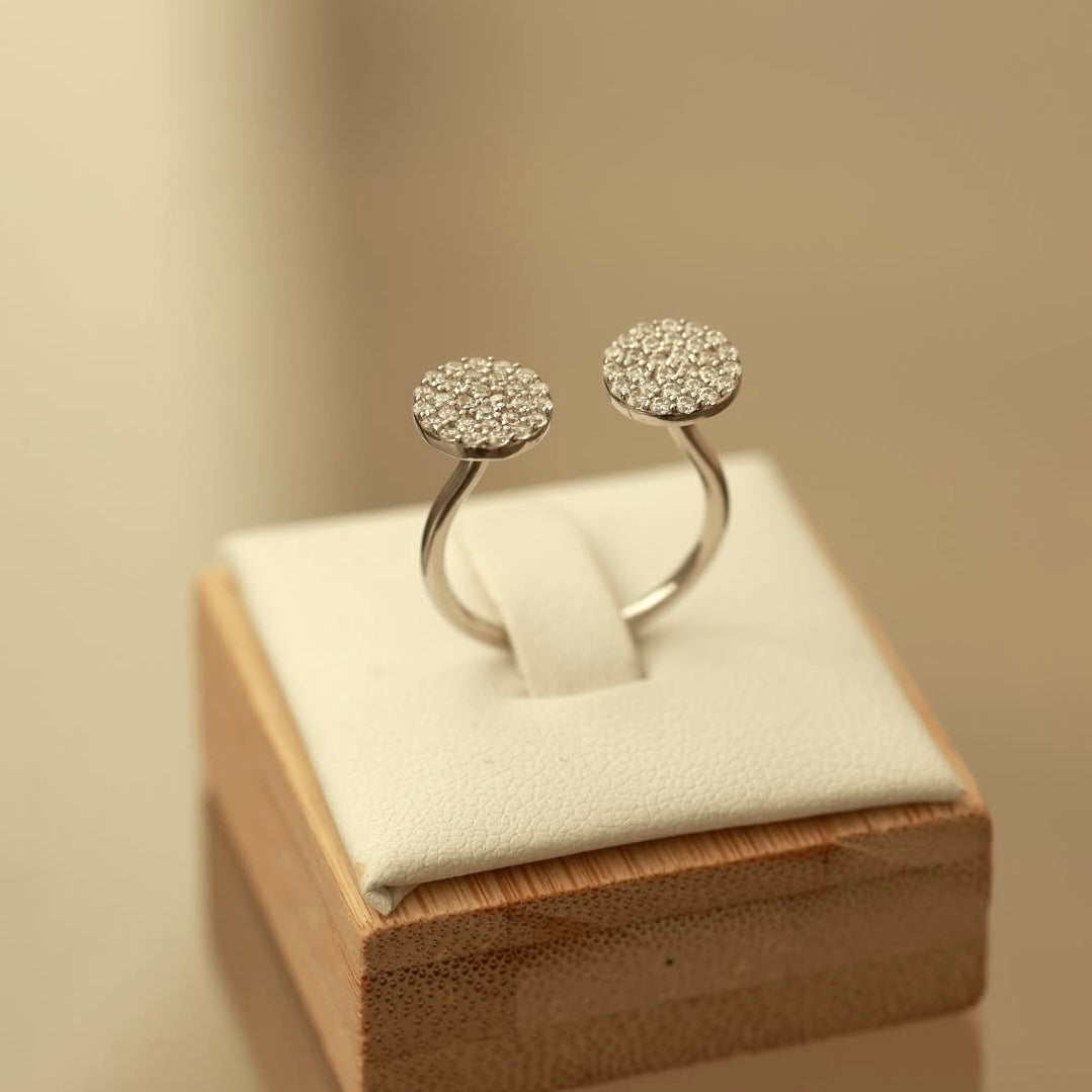 Срібна каблучка 925 з цирконієм |Silver Ring 925 with Zirconia Minimalist Elegant Jewelry |465