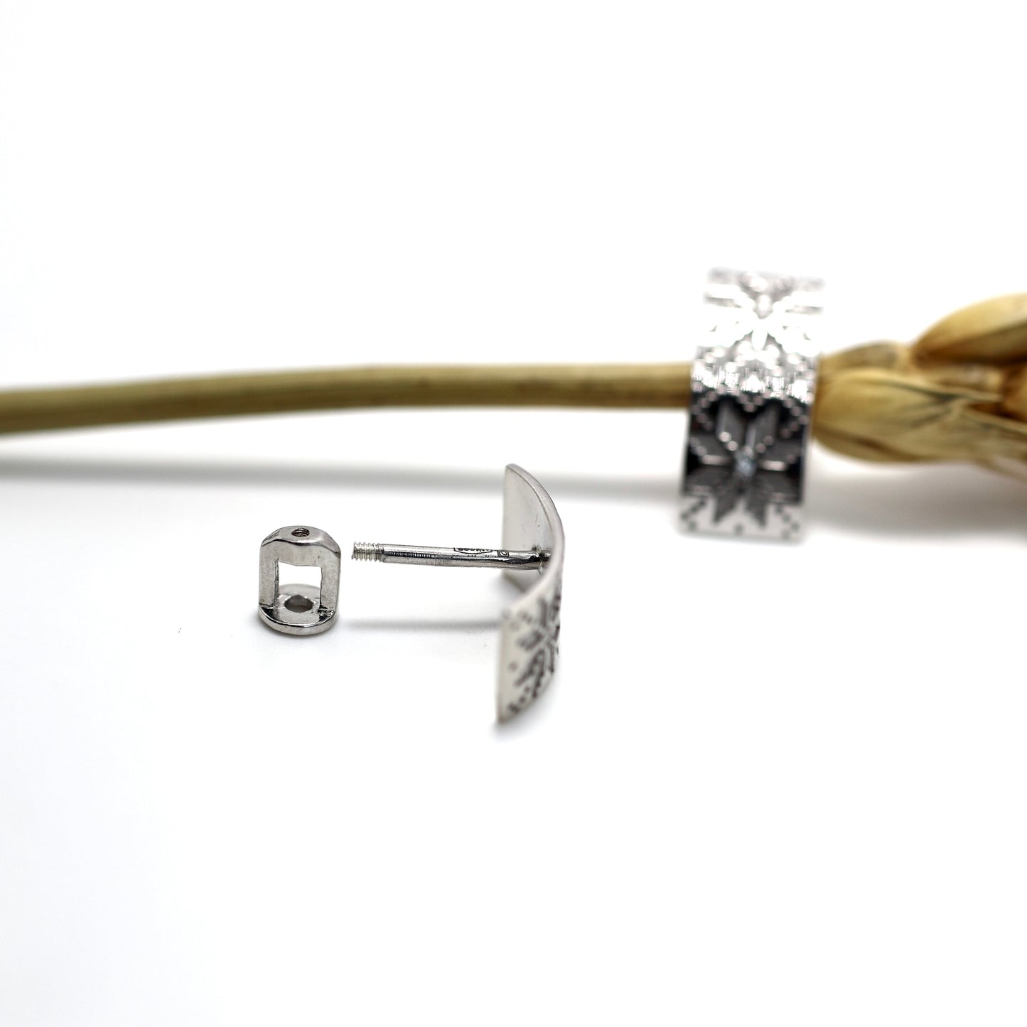 Срібні сережки Відлуння традицій | Silver 925  Earrings Echo of Traditions | 1241