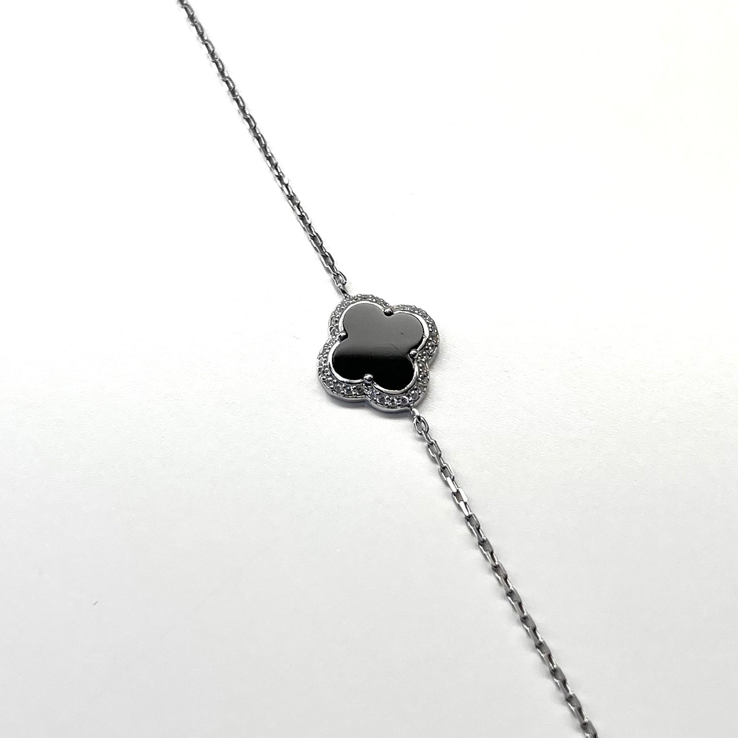 Срібний браслет/Клевер/срібло 925пр/339