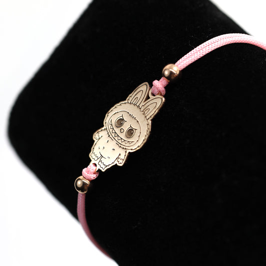 Дитячий браслет Лабубу | Срібло 925 з позолотою 585 |
Kids Bracelet Labubu |
