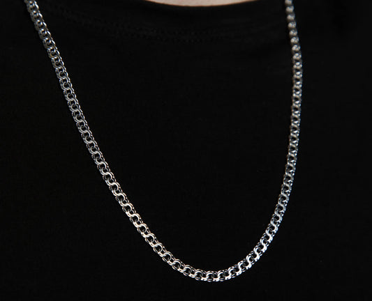 Срібний ланцюжок Бісмарк Плоский 925 | Flat Bismarck Silver Chain 925 | 1017.6