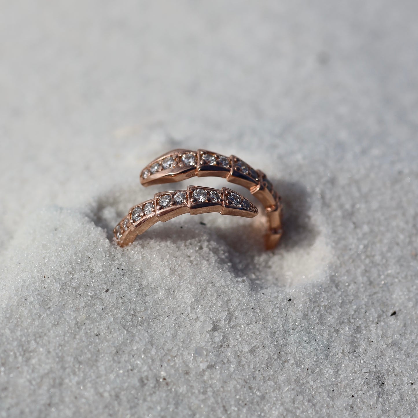 Срібне колечко вкрито позолотою 585пр/вставки фіаніти/292