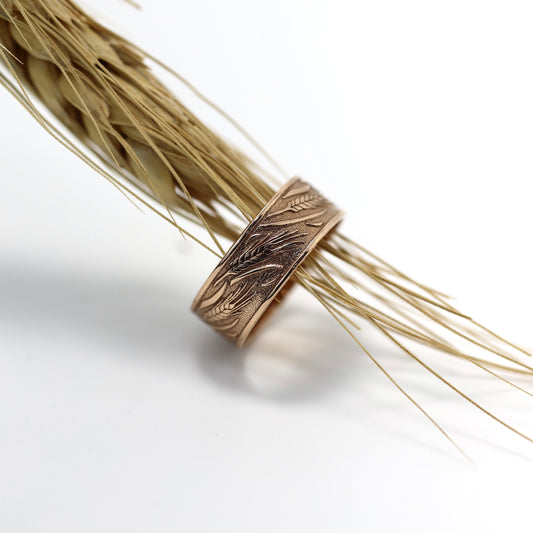 Gold plated silver ring 925 sterling – Ukrainian jewelry