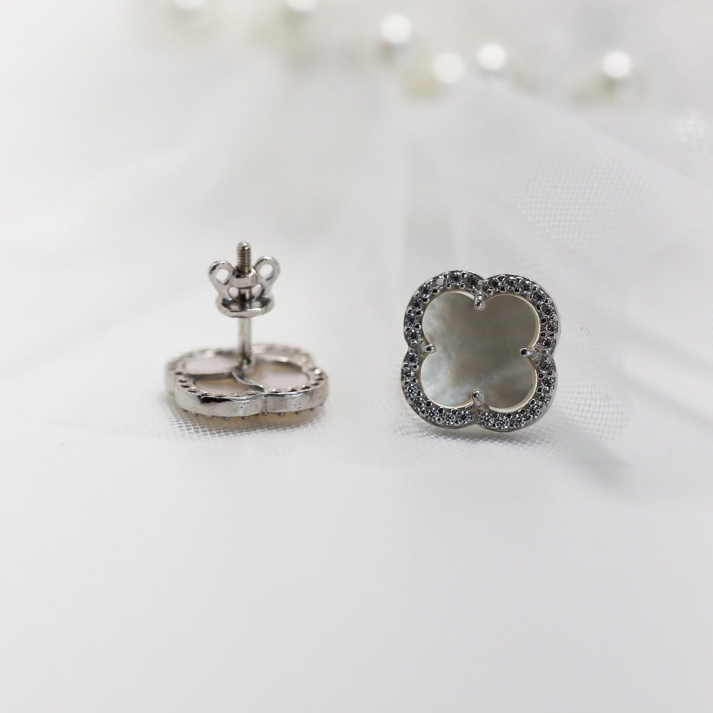 Sterling Silver Mother-of-Pearl Jewelry Set 925 | Срібний комплект з перламутром| 6141 |20354