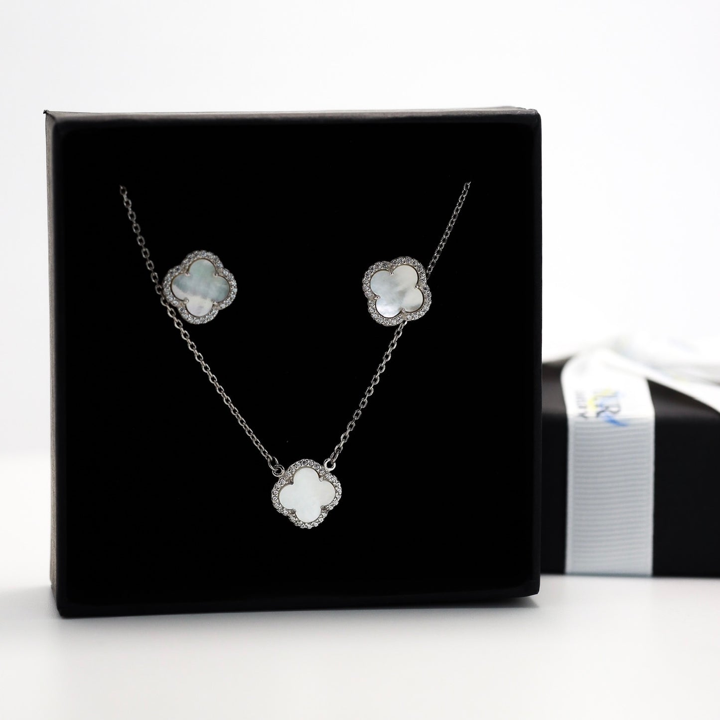 Sterling Silver Mother-of-Pearl Jewelry Set 925 | Срібний комплект з перламутром| 6141 |20354