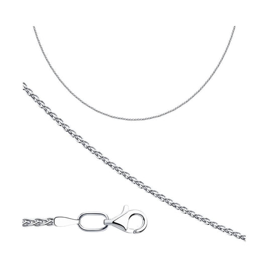 Срібний ланцюжок 925 / Sterling Silver Necklace 925 — мінімалістичний, щоденний | Everyday Silver Chain | Колосок