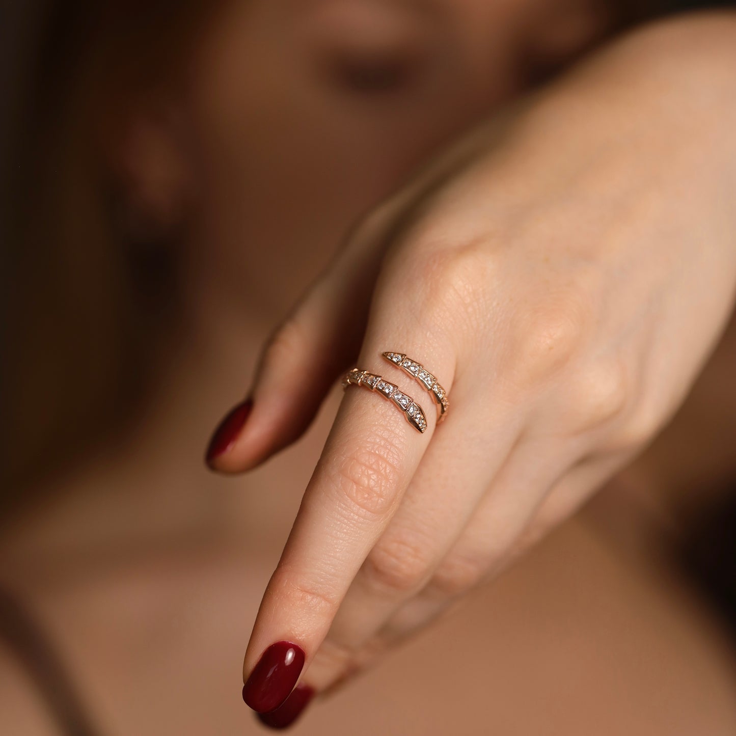 Срібне колечко вкрито позолотою 585пр/вставки фіаніти/292