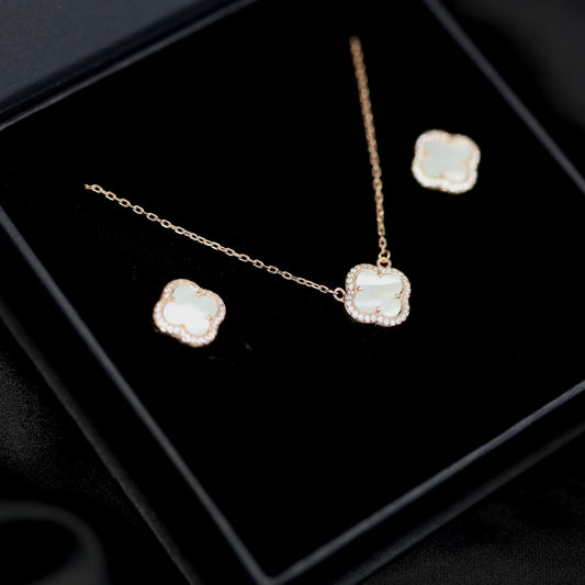 Комплект Сяйво гармонії | Срібло 925 | перламутр та позолота 585 | Set Shine of Harmony | 339