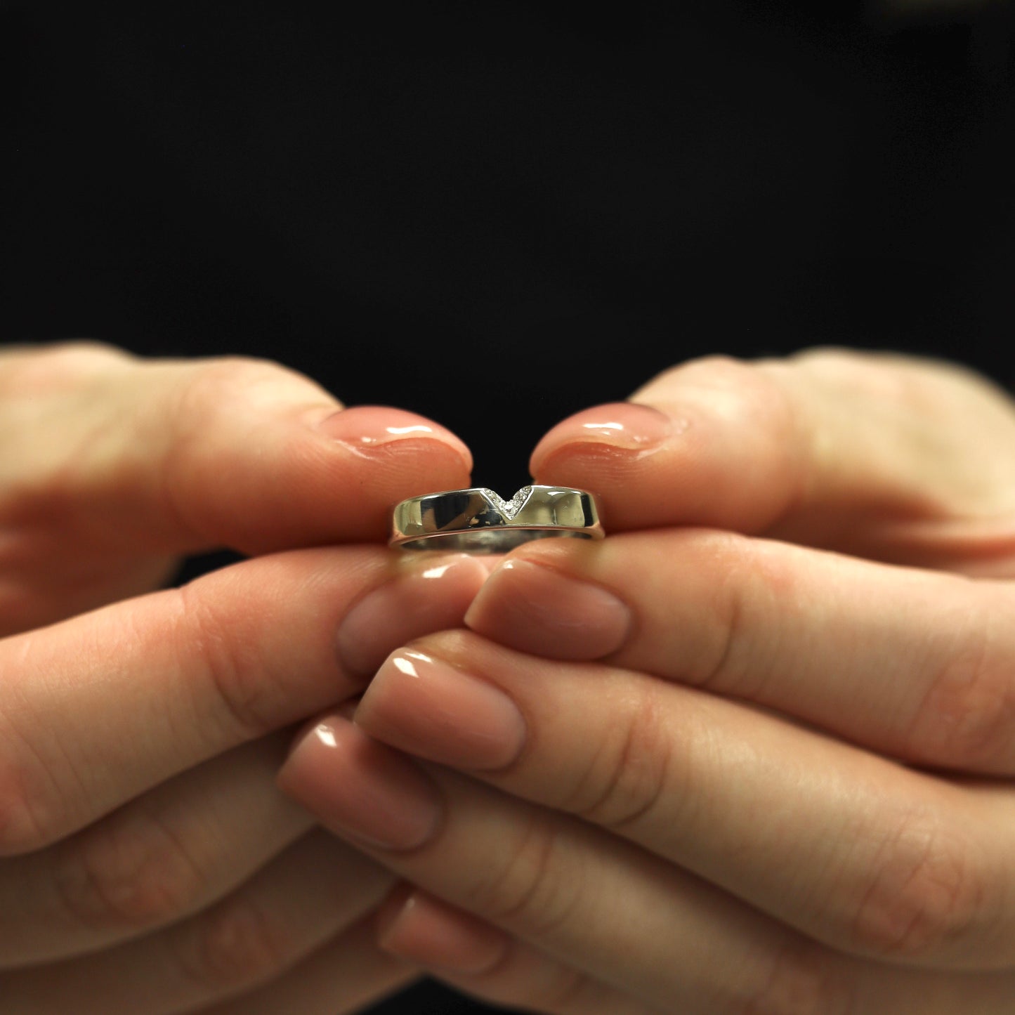925 Sterling Silver Heart Ring with Zirconia | Срібне кільце Сердечко з фіанітами|536