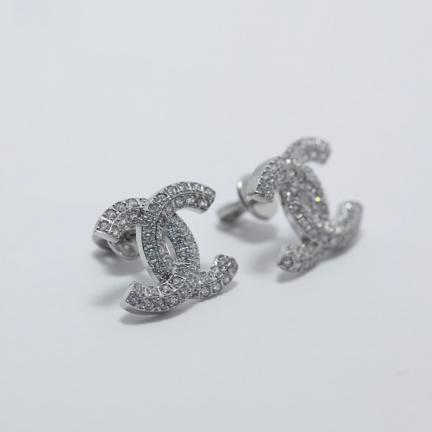 Silver Earrings with Cubic Zirconia Stones | Срібні сережки з фіанітами |603