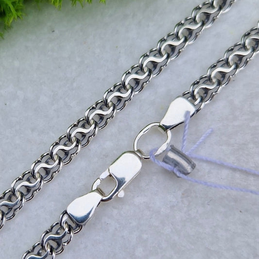 Срібний ланцюжок | Грецький Бісмарк | срібло 925пр | 1019.3