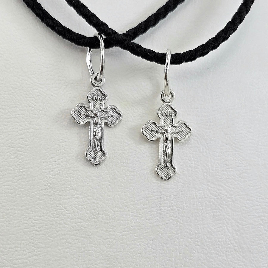 925 Sterling Silver Cross Pendant for Women & Children | Срібний хрестик для жінок і дітей|169