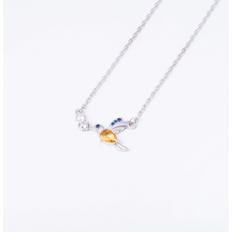 Срібне кольє Пташка Свободи 925 | Ukrainian Bird Silver Necklace | 615