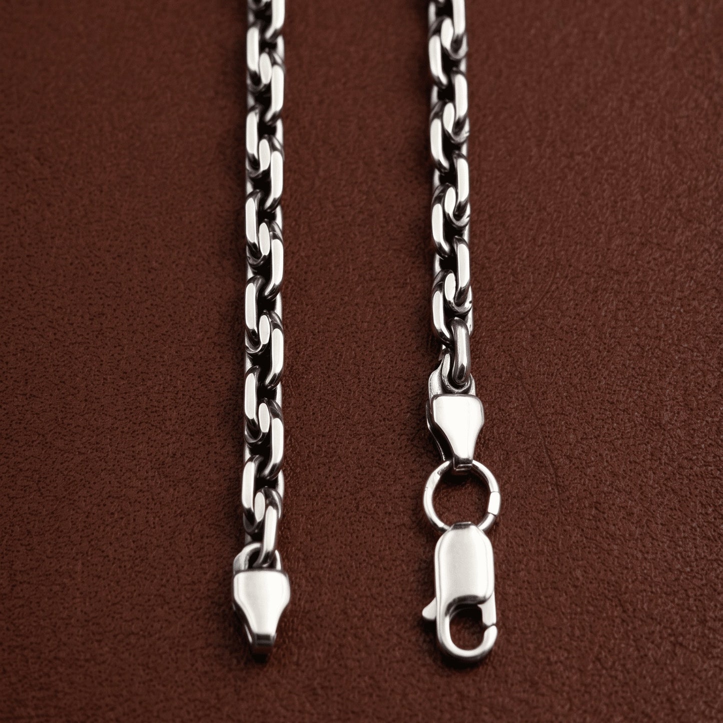 Срібний ланцюг Якірний біт | Silver Anchor Bit Chain | Масивний 925 Silver | Міцне плетіння |1018