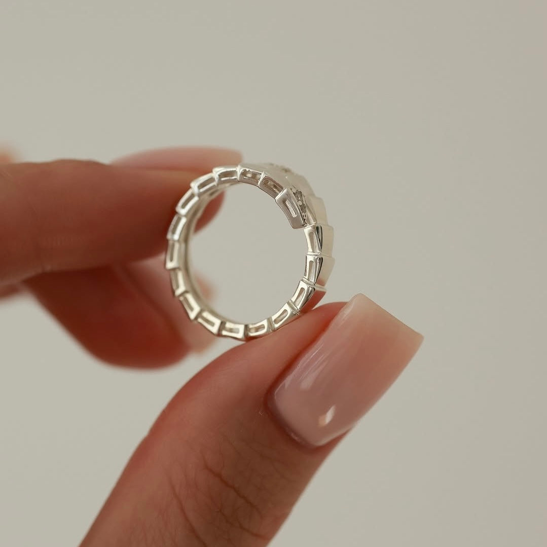 Срібна каблучка 925 • Мінімалізм | Sterling Silver Ring 925 | 529